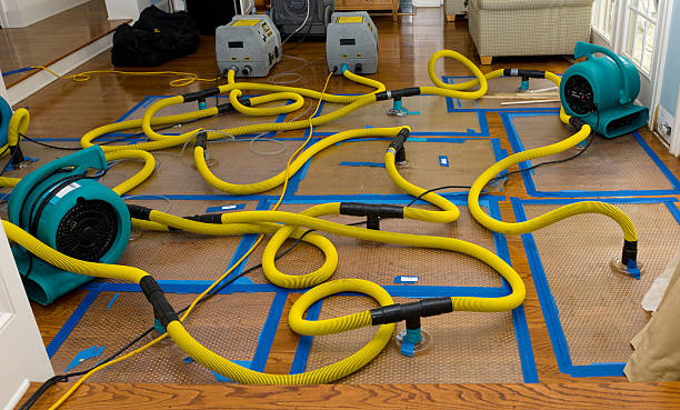 Professional Crawl Space Water Removal technician working in Spiceland, IN